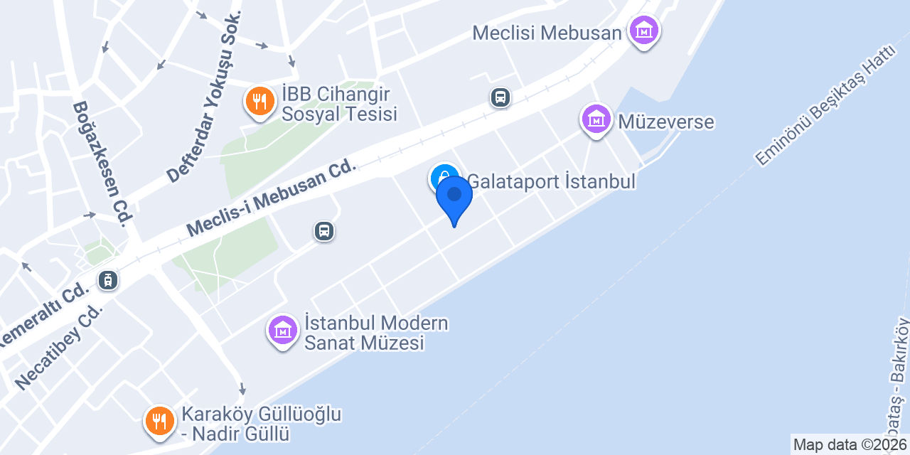 Hafız Mustafa 1864 Galataport konumu