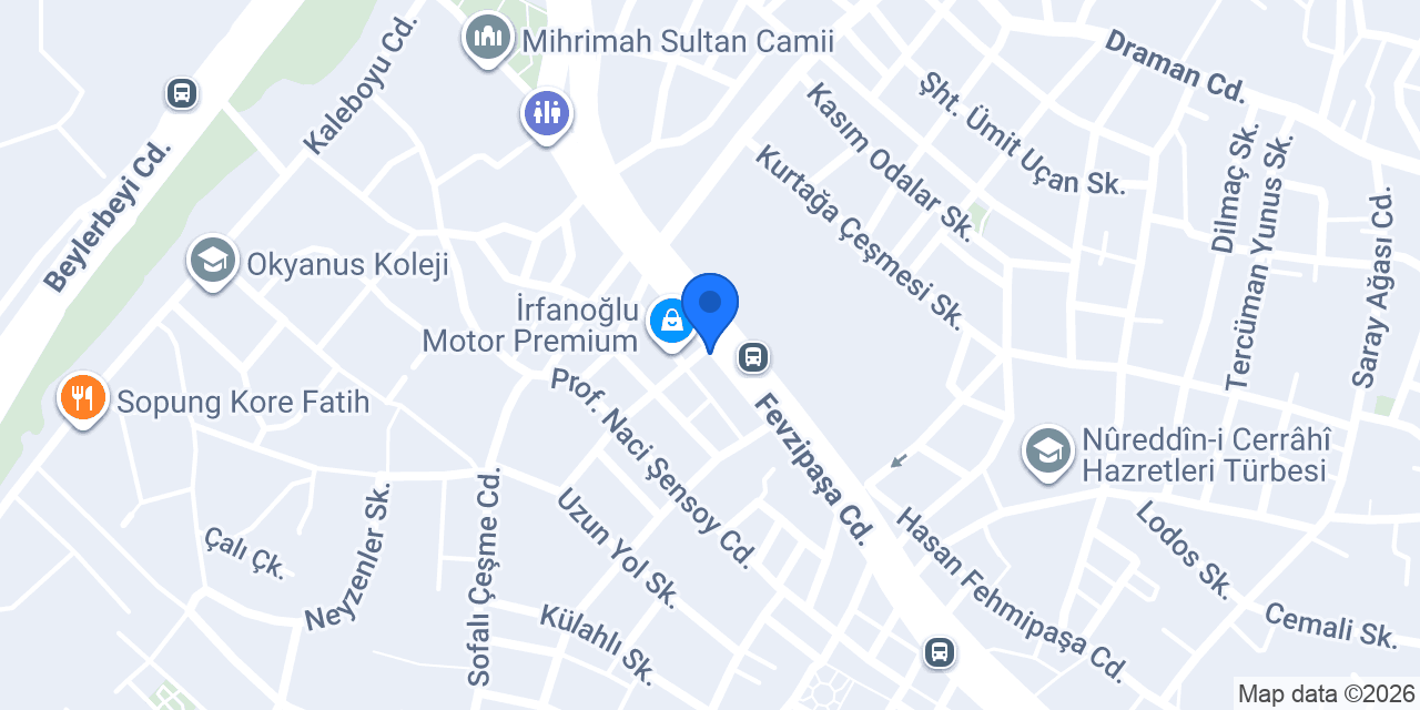 Garanti BBVA Karagümrük Şubesi konumu
