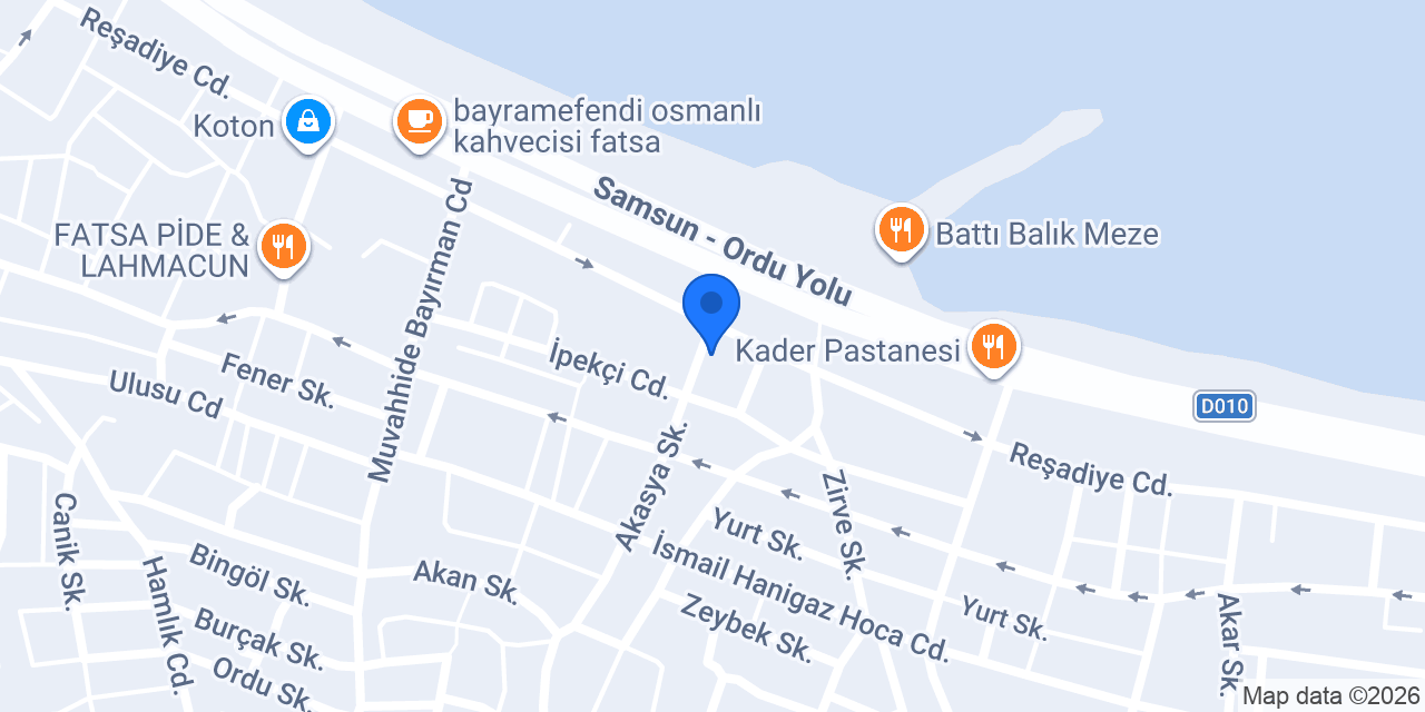 Kuaför Sezai konumu