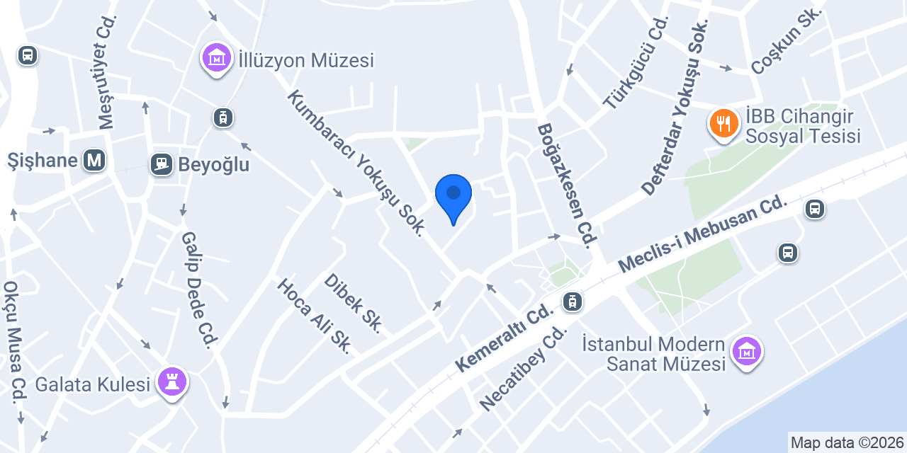 Galata Calm Tale Hotel konumu