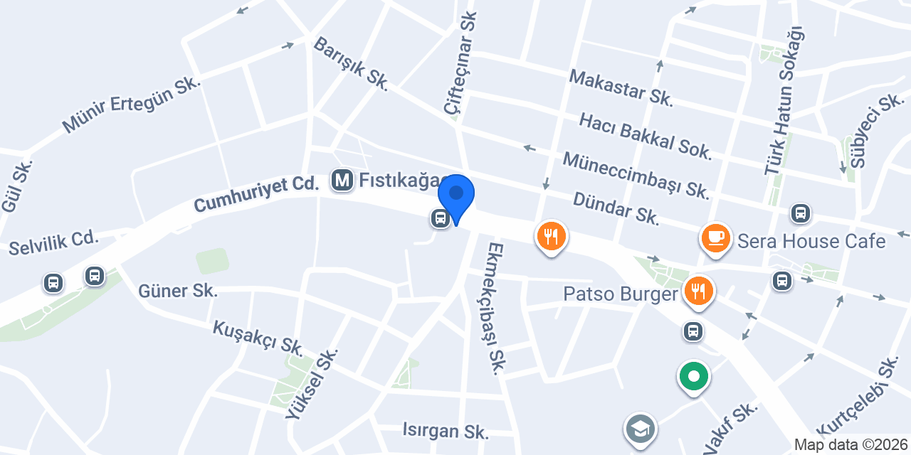 Sukas Fırın konumu