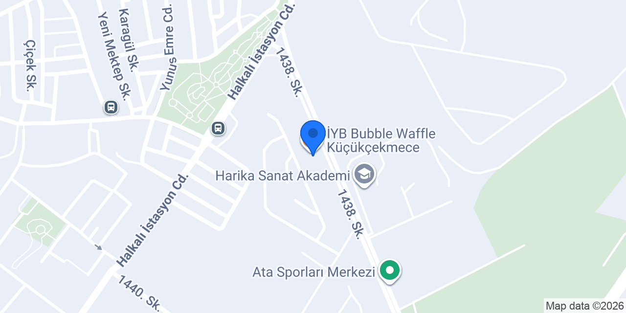 Küçükçekmece Meşhur Bafra Dondurması - Bafiros konumu