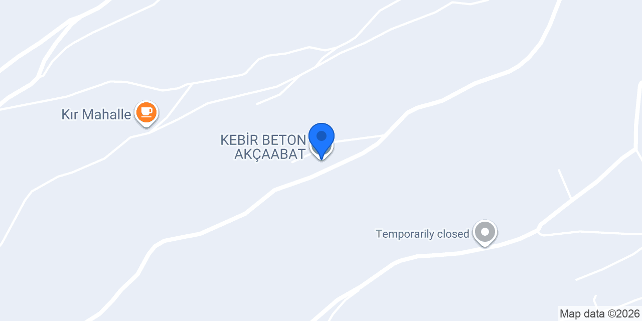 KEBİR BETON AKÇAABAT konumu