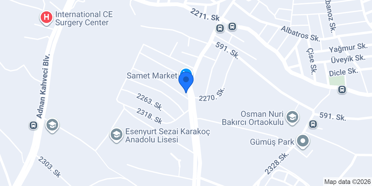 Şişko Börek Cafe konumu