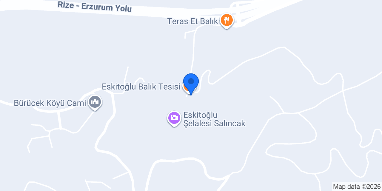 Eskitoğlu Balık Tesisi konumu