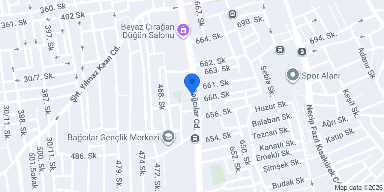 Ak Light Aydınlatma konumu