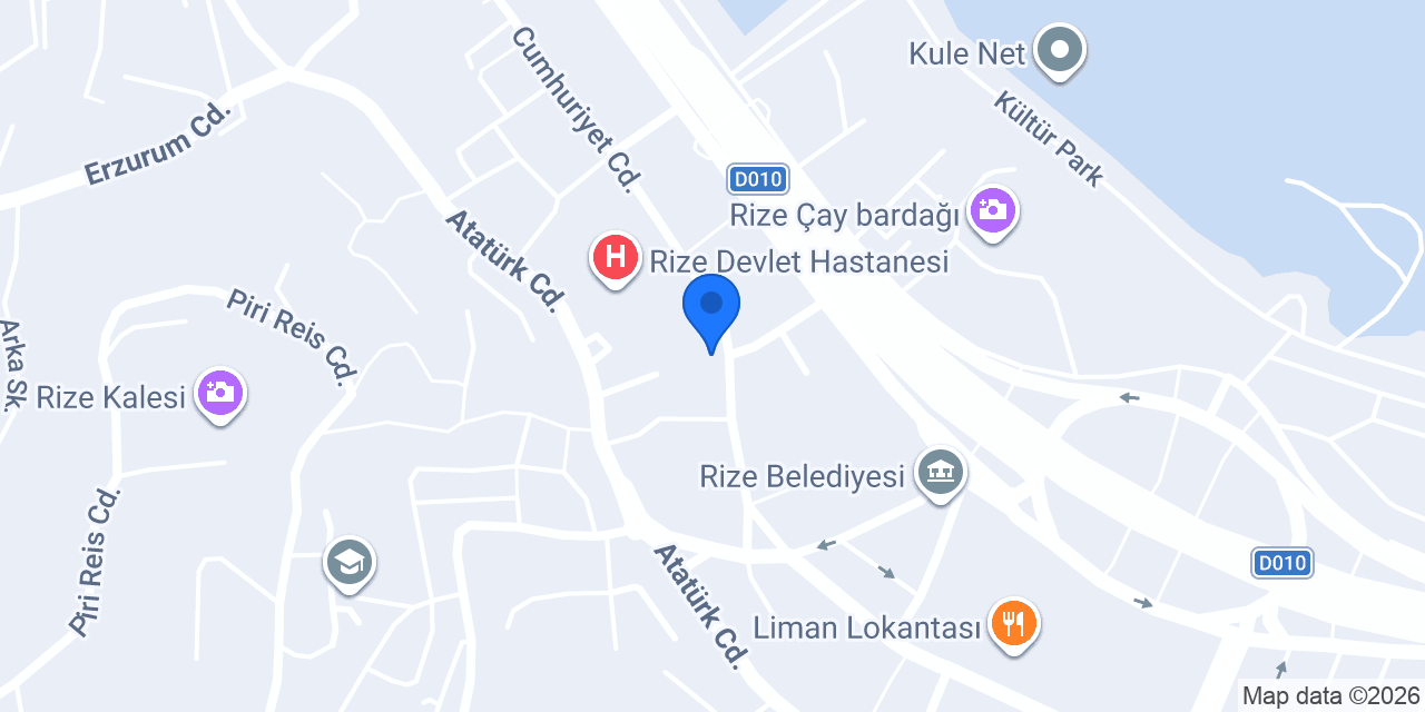 Sözer Optik konumu