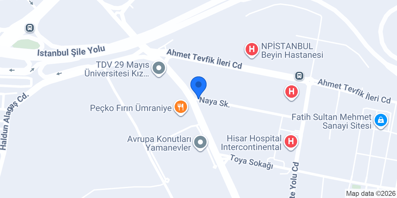 Metinoğlu Otopark konumu
