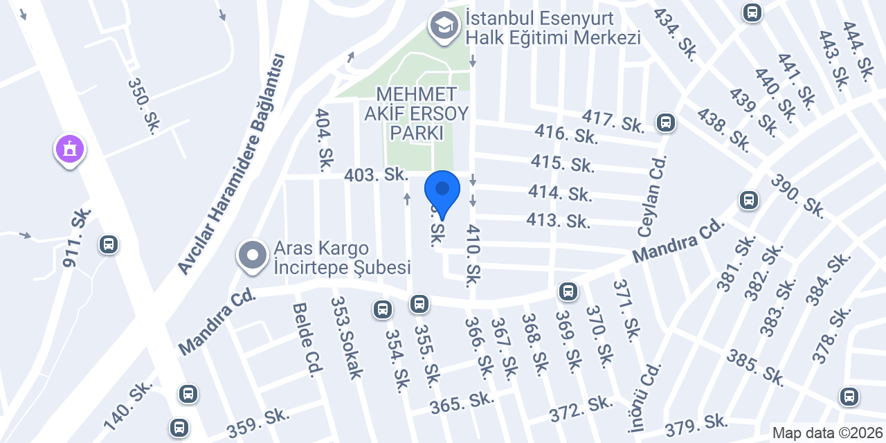 Eren Hukuk Bürosu konumu