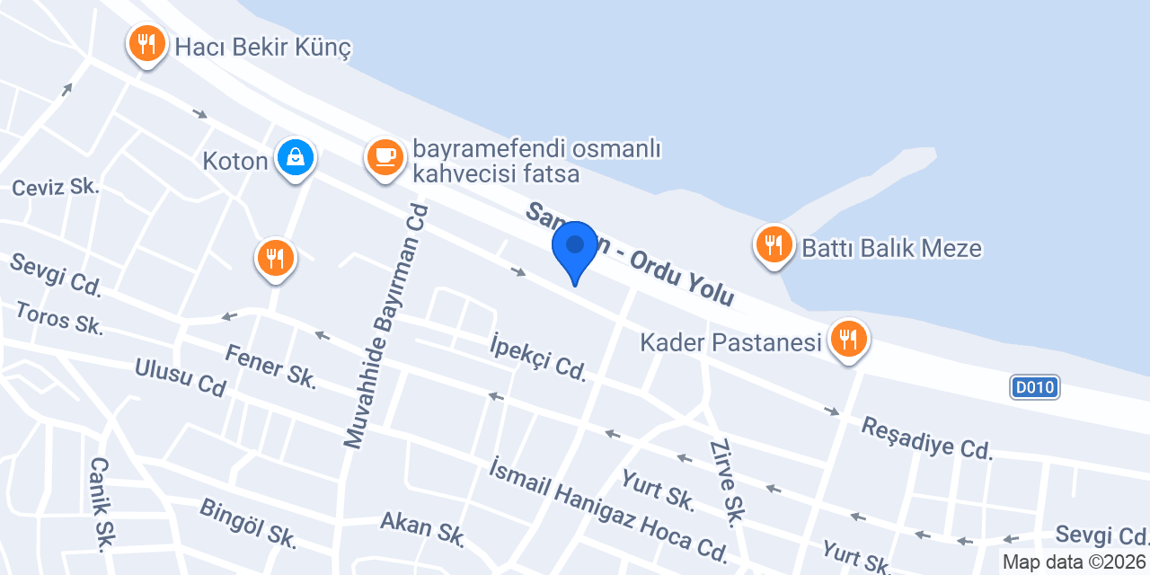 Çetmen mobilya Fatsa konumu