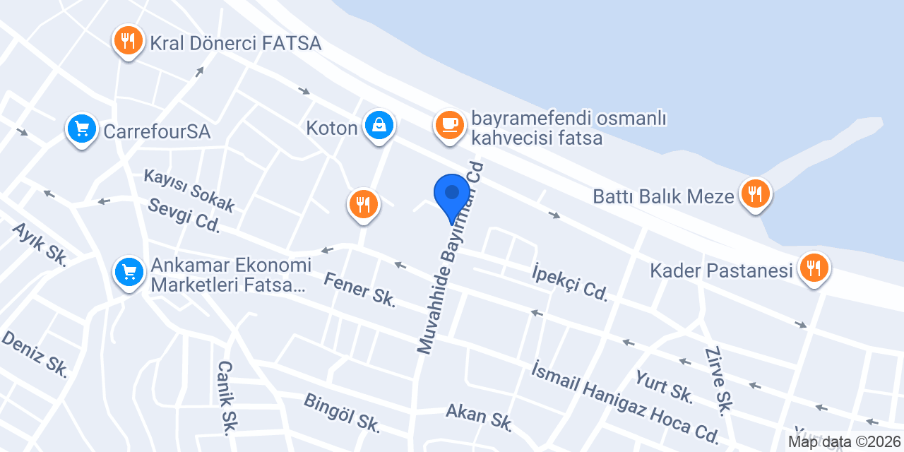 Dumlupınar İlkokulu konumu
