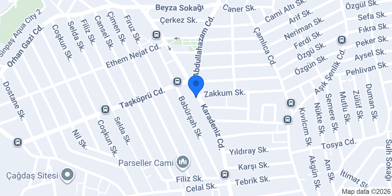 Cadde Tekel konumu