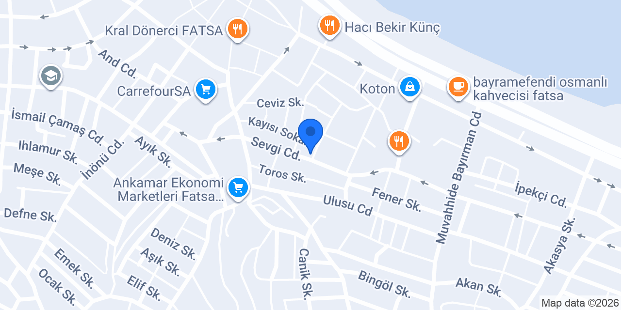 Fatsa Çelik Takı konumu