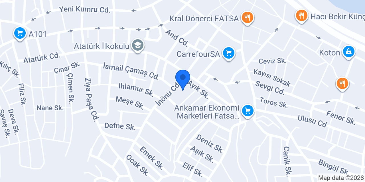 cafe SARMAŞIK FATSA&Kardo Dondurma konumu