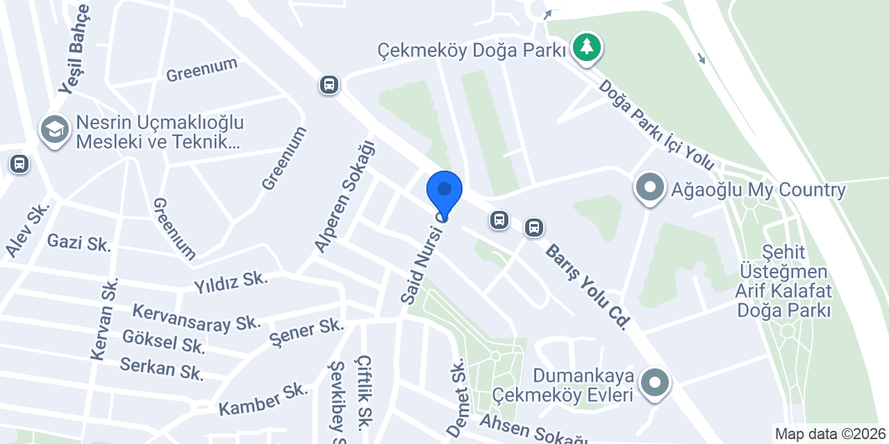 ULUS ÇEKMEKÖY konumu