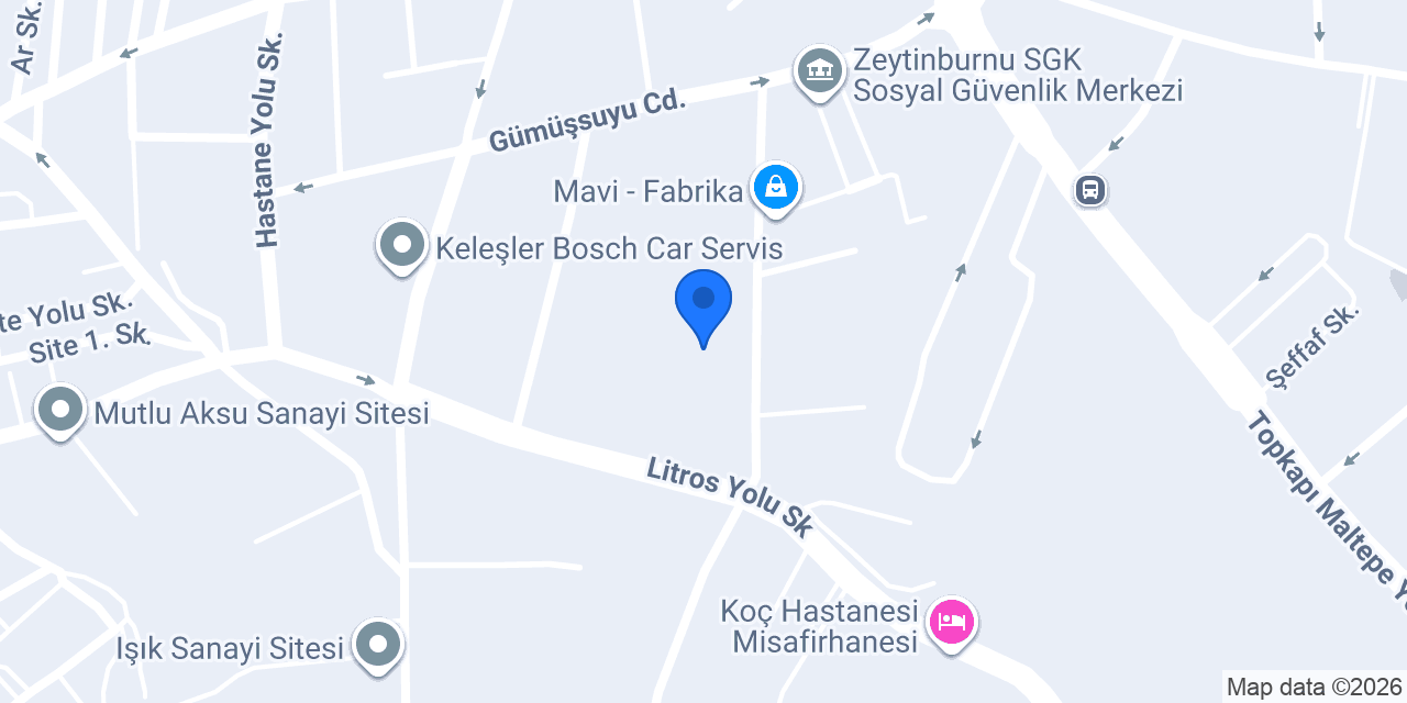 DOTEKS İPLİK ELYAF DIŞ TİC. LTD. ŞTİ. konumu