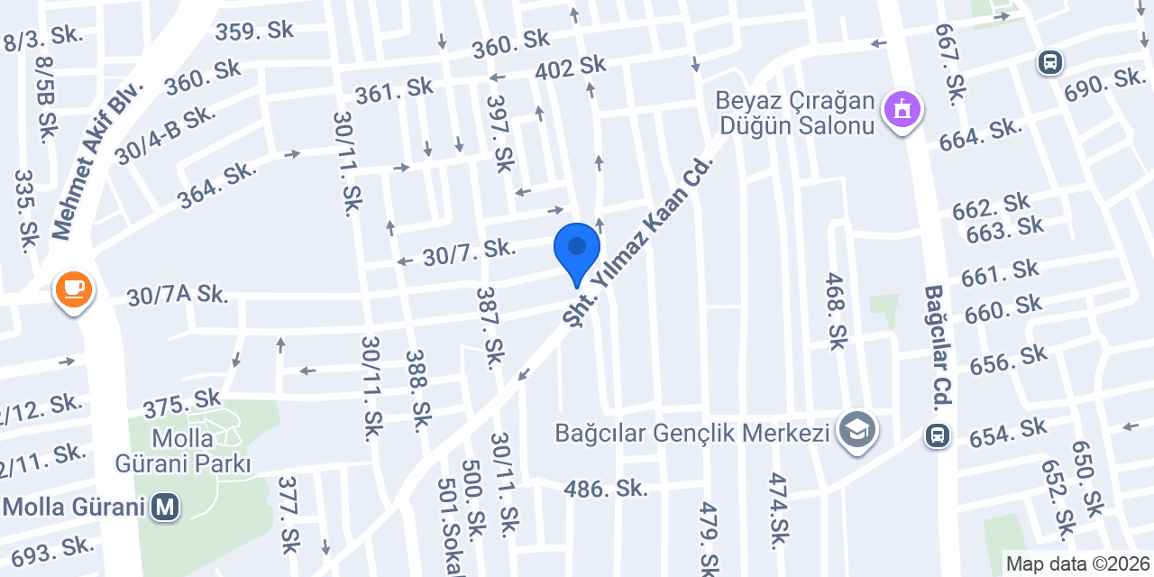 Şengül Yapı Malzemeleri konumu