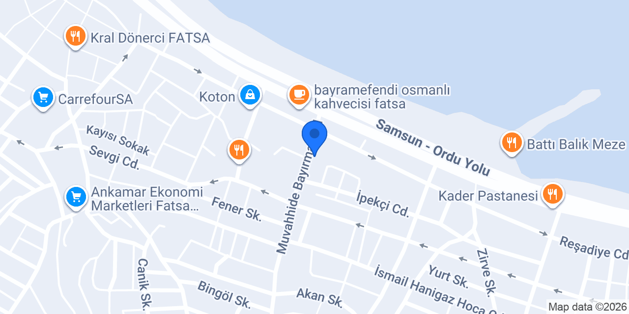 Çakmaklar İnşaat (Fatsa) konumu