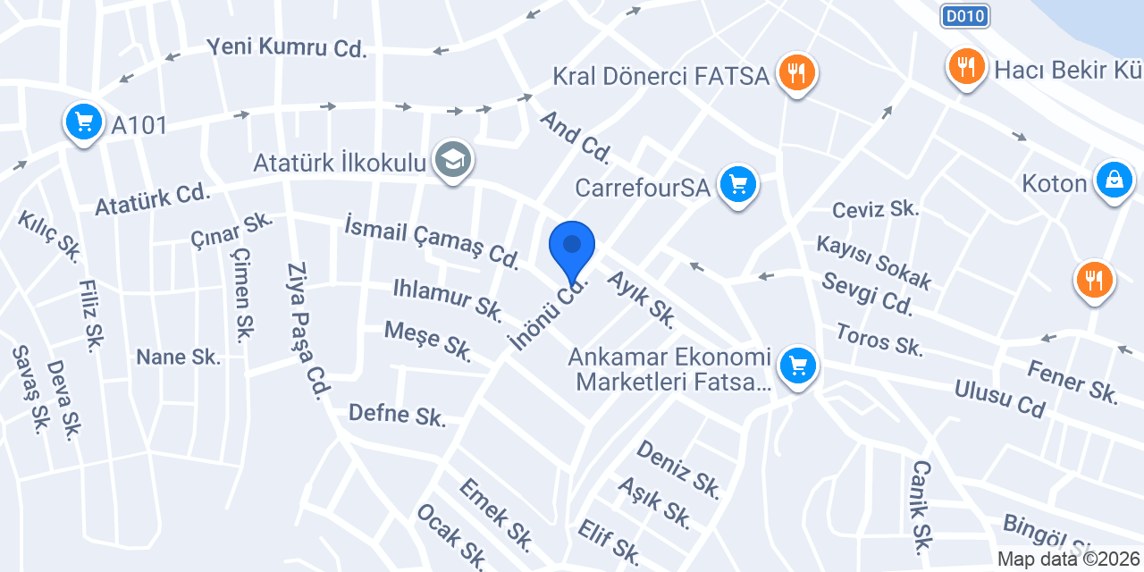 FATSA SINAV KURS konumu