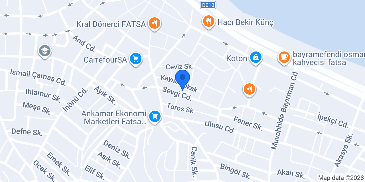 ÇINAR YAPI DEKORASYON konumu