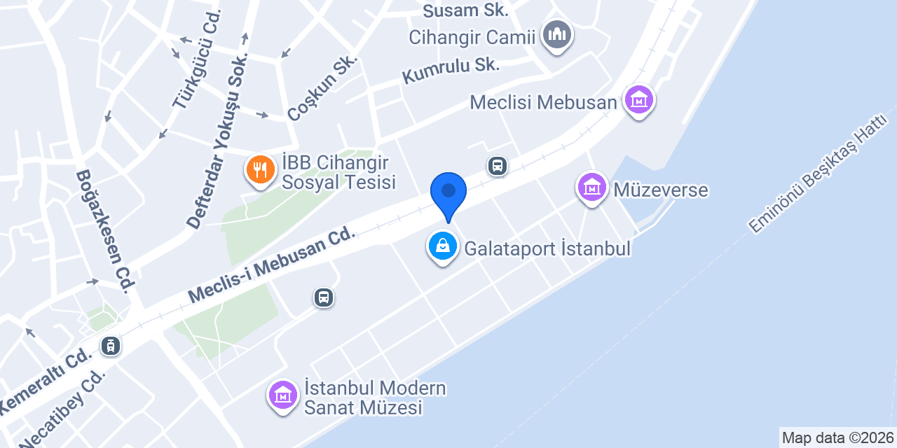 Galataport İstanbul Eczanesi konumu