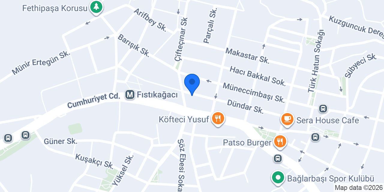 Erkan Bayan Kuaförü konumu