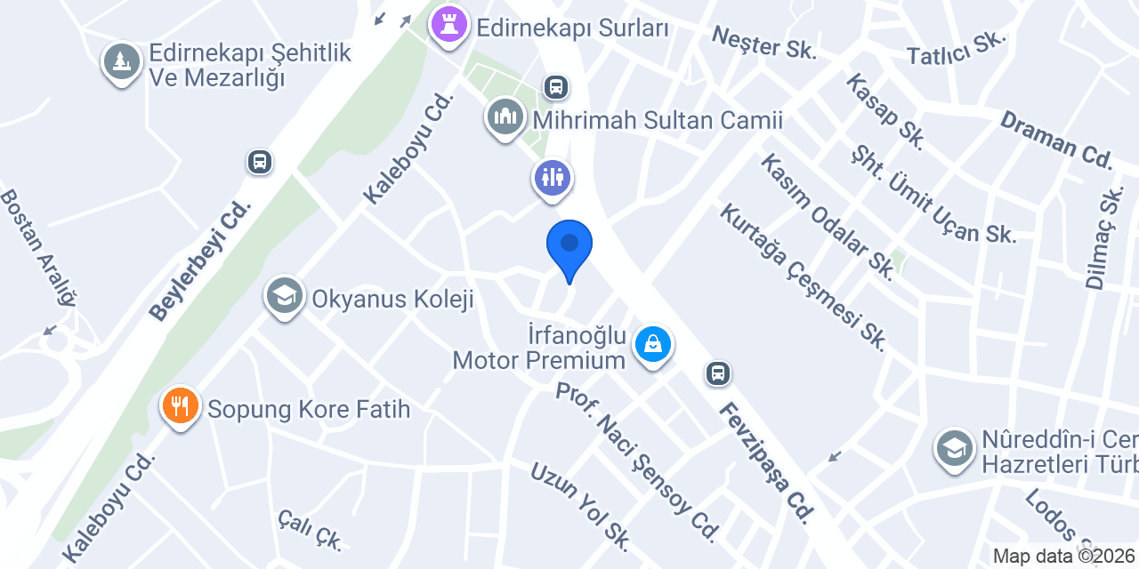 Akran Akademi Fatih konumu