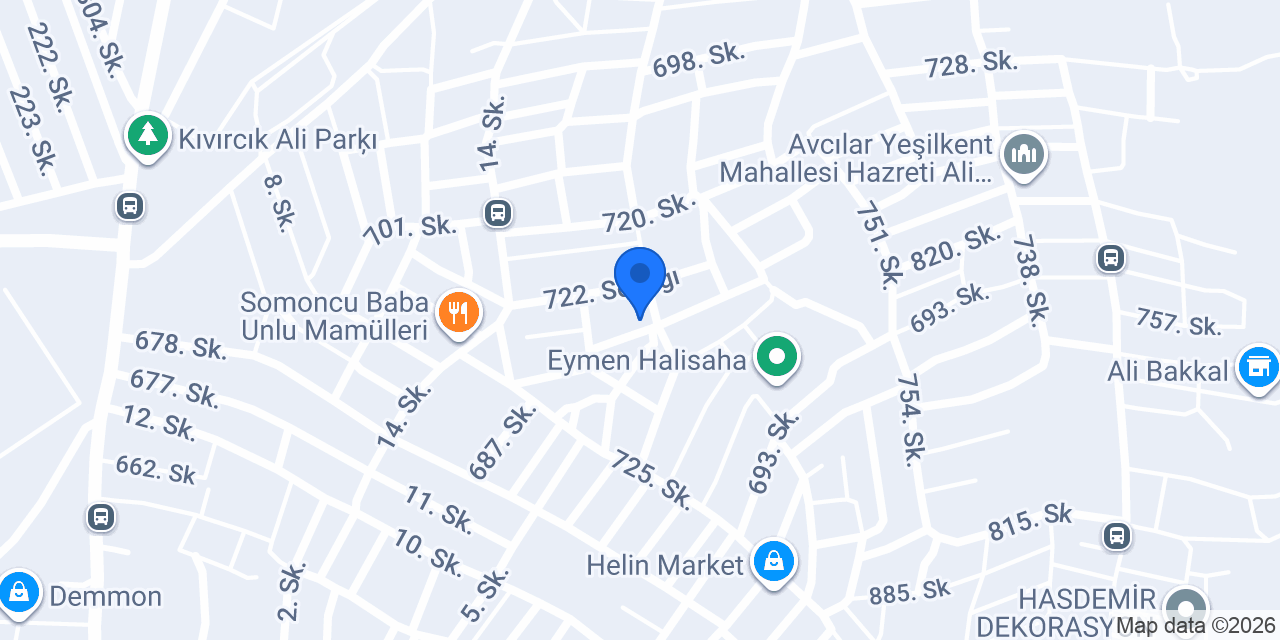 Halil Market konumu