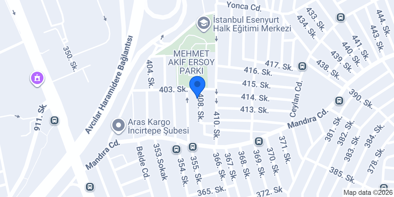 Gül Bayan Kuaförü konumu