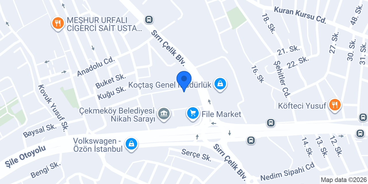 VENTEM Mühendislik konumu