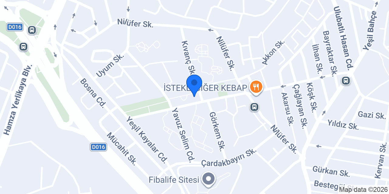 Çekmeköy Beşyıldız Taksi Durağı konumu