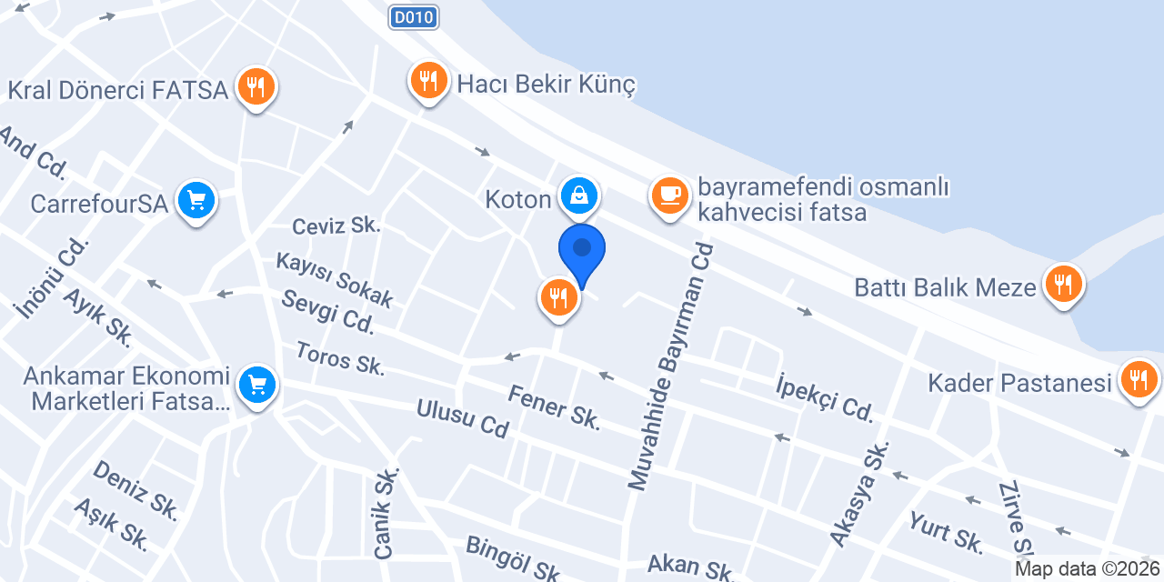 BF Tasarım konumu