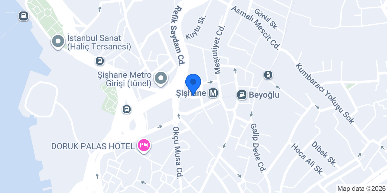 Bguest Pera Suites konumu