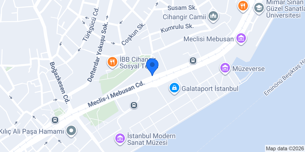 Edda Spa Karaköy konumu