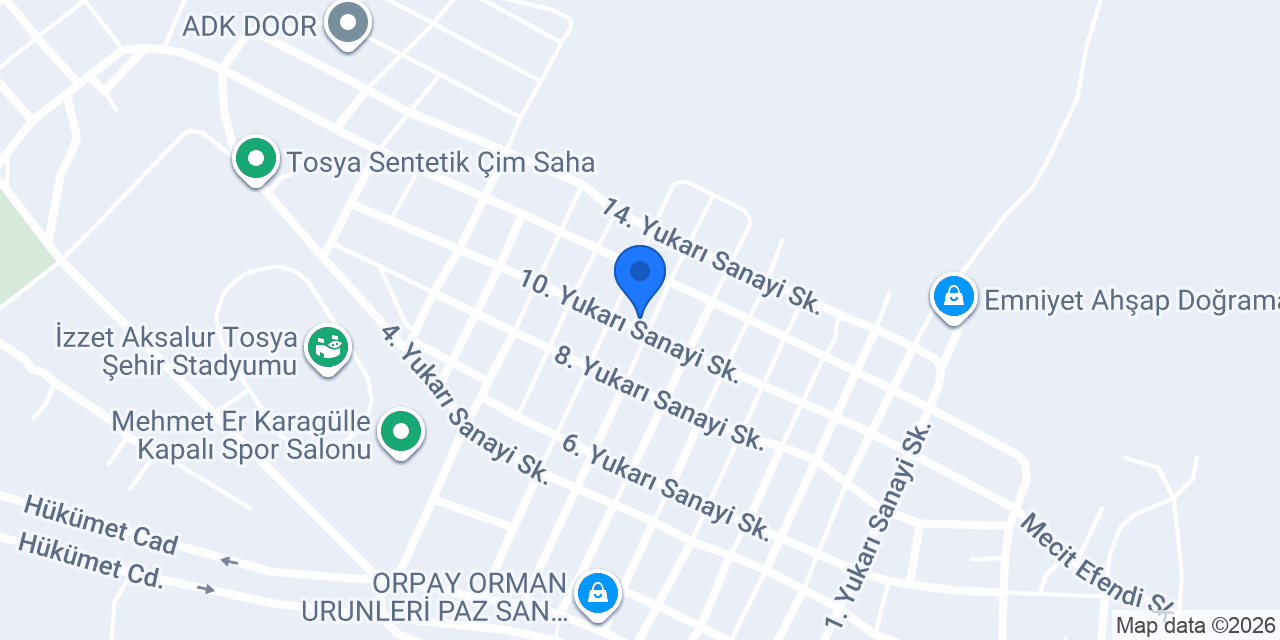 Tek Orman Ürünleri konumu