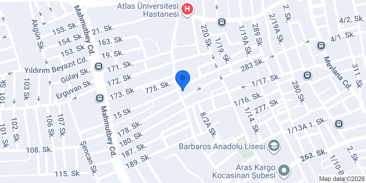 Aber Çorap konumu