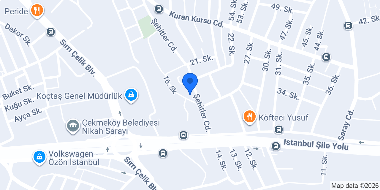 CENA İNŞAAT HEKİMBOARD konumu