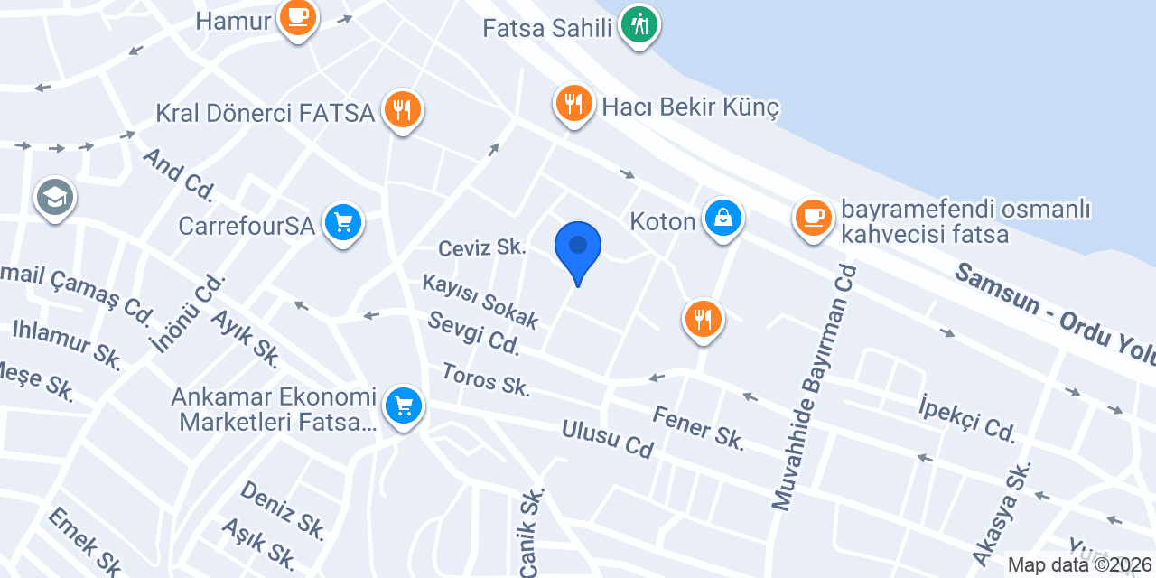 Çınar Veteriner Kliniği konumu