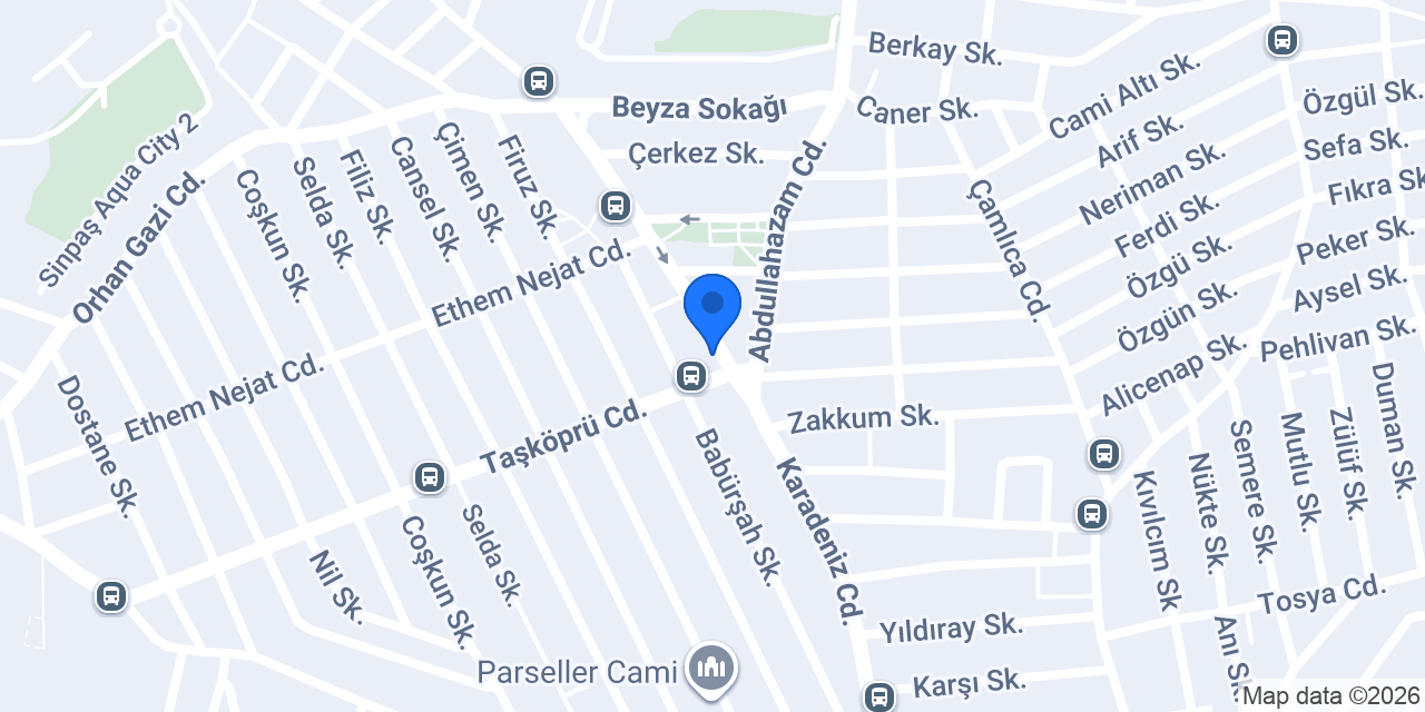 Dürümcü Esnaf Parseller konumu