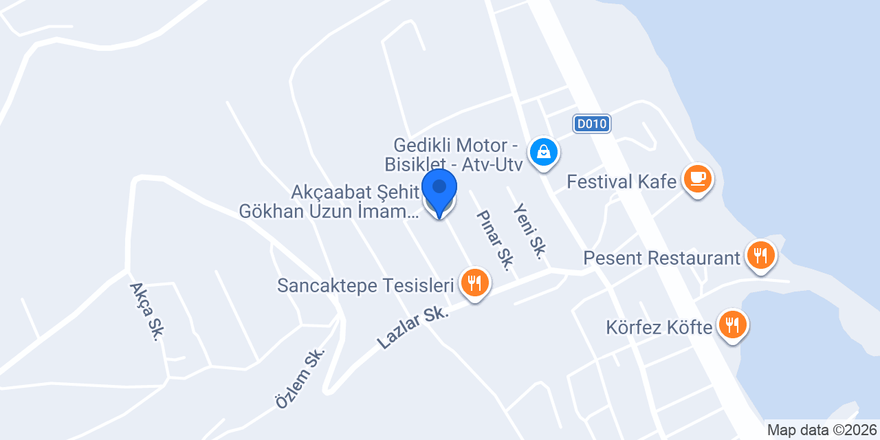 Akçaabat Şehit Gökhan Uzun İmam Hatip Ortaokulu konumu