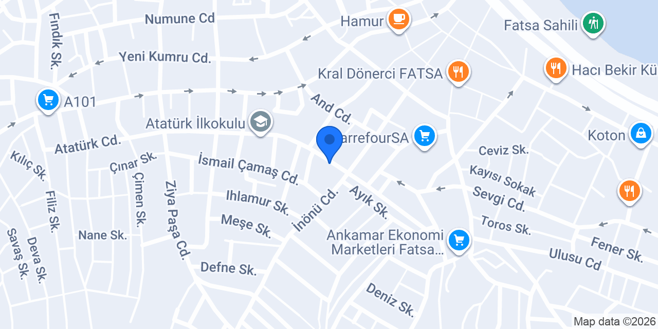 Bulut Eczanesi konumu