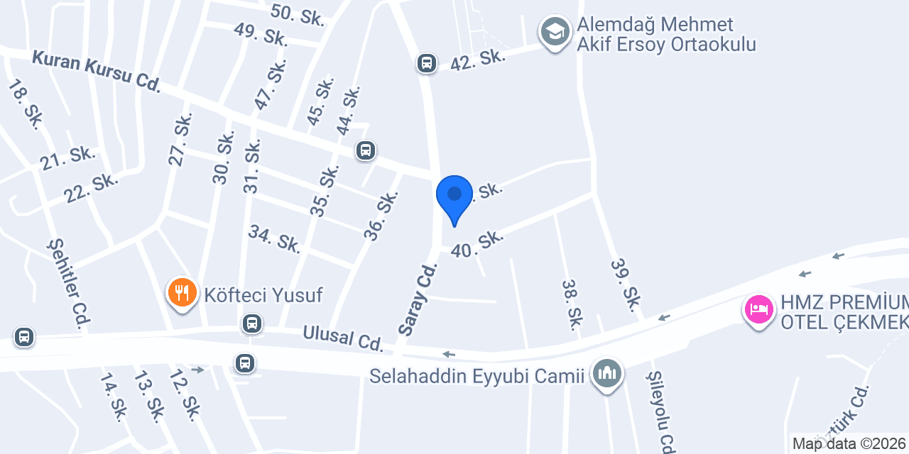 YAŞAM AHŞAP YAPI konumu