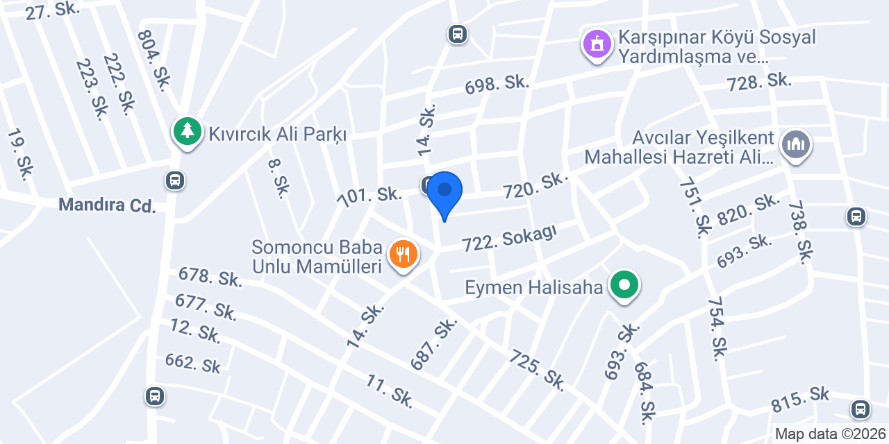 Dönerci Ercan Usta Döner & Kebap Salonu konumu