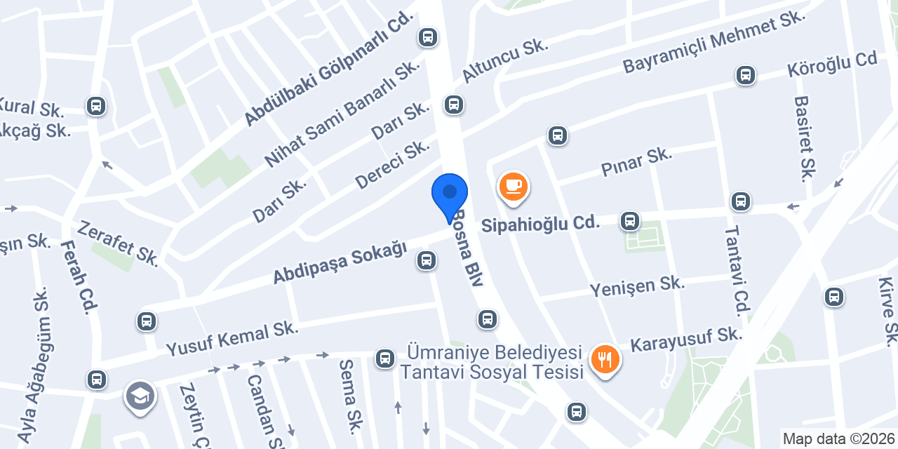 Kısıklı Fırın konumu