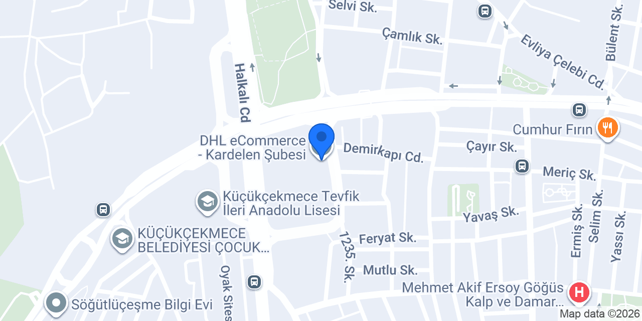 DHL eCommerce - Kardelen Şubesi konumu