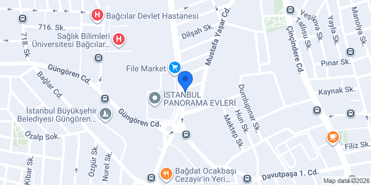 Emin Oto Lastik konumu