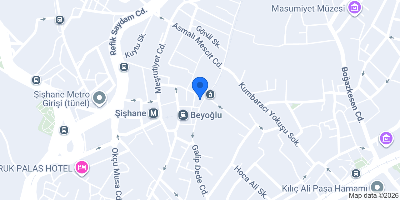 Cremeria Milano Taksim konumu