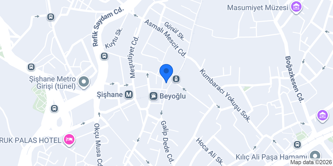 VakıfBank Beyoğlu Şubesi konumu