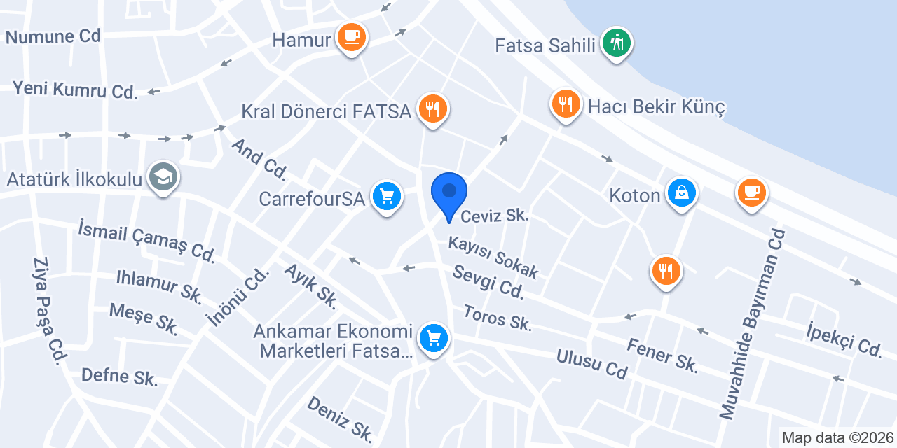 BİZİM KASAP OCAKBAŞI konumu