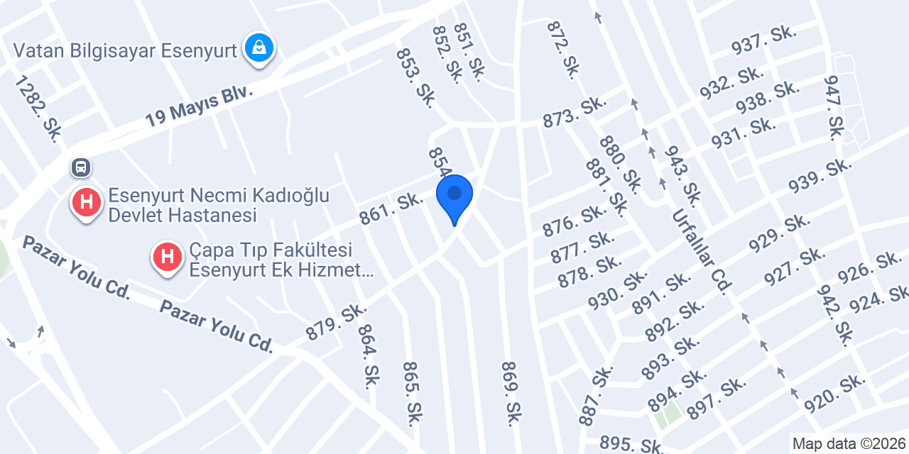 Ay Mühendislik Doğalgaz konumu